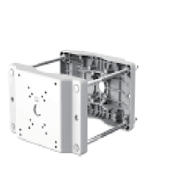 Suport montaj stalp rezistent, PFA153 Material: aluminiu, otel Dimensiuni: 359mmx60mmx213mm Culoare: alb