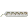 Prelungitor Bachmann SELLY 5xCEE7/3 PC, fara intrerupator, lungime cablu 1.5m, H05VV-F 3G1, alb