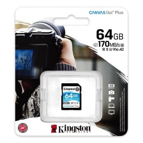 Card de Memorie SDXC Kingston Canvas GO Plus, 64GB, Class 10