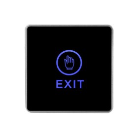 Buton de iesire cu touchscreen, aplicabil, ND-EB17-1 Iesire contact:NO/NC Icon: hand LED stare Bi-color: albastru- verde Materia