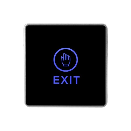 Buton de iesire cu touchscreen, aplicabil, ND-EB17-1 Iesire contact:NO/NC Icon: hand LED stare Bi-color: albastru- verde Materia