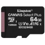 Card de Memorie MicroSDXC Kingston, 64GB, Select Plus, Clasa 10 UHS-I Performance, R: 100 MB/s