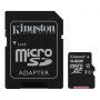 Kingston 64GB micSDXC Canvas Select Plus 100R A1 C10 Card + ADP