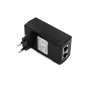 Injector POE 0.5A 48V 24W STD-POE4805-A Input voltage 100-240V 50/60Hz, POE input RJ45/100M speed, power: 24W, AC input: 2 pin A