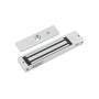 Electromagnet aplicabil, cu monitorizare si led Retentie: 180kgf Consum: 400mA/12Vcc 200mA/24Vcc Dimensiuni: 185(L) x 22.4(l) x 