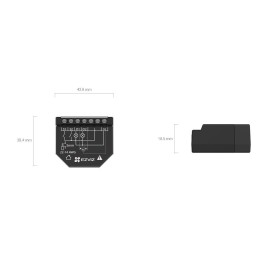 Releu inteligent Ezviz T36WM, Wi-Fi, cu programare si automatizare, statistica, scena inteligenta, control vocal, control pe dou