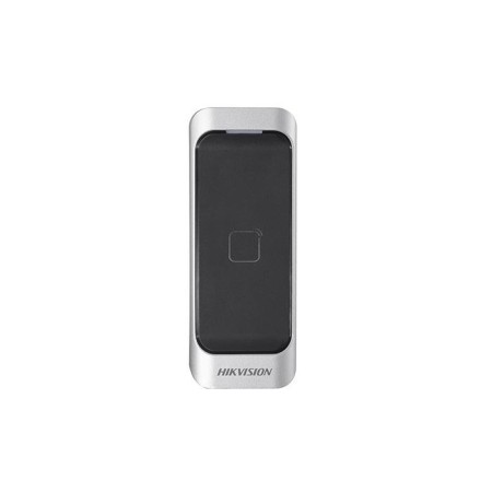 Cititor card Hikvision DS-K1107AM, citeste carduri Mifare 13.56 MHz, distanta citire: ≤ 50 mm, RS-485, Wiegand (W26/W34) protoco