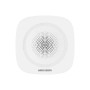 Sirena interior wireless AX PRO Hikvision DS-PS1-I-WE(Red Indicator) 868MHz two-way Tri-X wireless technology, distanta comunica