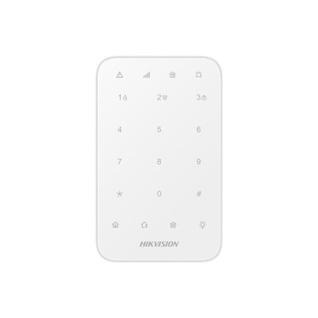 Tastatura wireless AX PRO Hikvision DS-PK1-E-WE, 868MHz two-way Tri-X wireless technology distanta comunicare RF : 1200min camp 