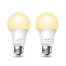 TP-Link Tapo L510E Smart bulb White 2 PACK, Yellow Wi-Fi, Dimmable, E27, Wi-Fi Protocol IEEE 802.11b/g/n, Wi-Fi Frequency 2.4 GH