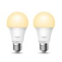 TP-Link Tapo L510E Smart bulb White 2 PACK, Yellow Wi-Fi, Dimmable, E27, Wi-Fi Protocol IEEE 802.11b/g/n, Wi-Fi Frequency 2.4 GH