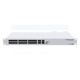 MIKROTIK, 24 Port QSFP+ 2 SFP L3 Managed Switch, CRS326-24S+2Q+RM, Procesor:650 MHz, 64 mb RAM, 16 mb Flash, Dimensiuni: 443 x 2