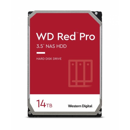 HDD NAS WD Red Pro 14TB CMR, 3.5'', 512MB, 7200 RPM, SATA, TBW: 550
