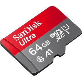 SanDisk Ultra microSDXC 64GB + SD Adapter 140MB/s A1 Class 10 UHS-I