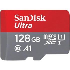 SanDisk Ultra microSDXC 128GB + SD Adapter 140MB/s A1 Class 10 UHS-I