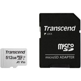 Transcend 512GB UHS-I U3, A1 microSD with Adapter, EAN: 760557847335