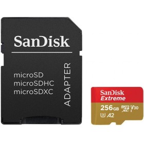 SanDisk Extreme microSDXC 512GB + SD Adapter + 1 year RescuePRO Deluxe up to 190MB/s & 130MB/s Read/Write speeds A2 C10 V30 UHS-