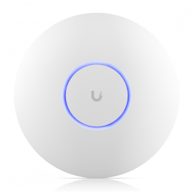 UBIQUITI U7-PRO Ceiling-mount WiFi 7 AP with 6 GHz support, 2.5 GbE uplink, and 9.3 Gbps over-the-air speed, 140 m² (1,500 ft²) 
