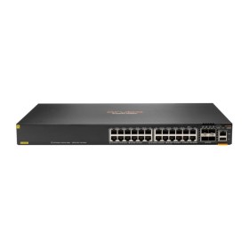HPE Aruba Networking CX 6300F 24-port 1GbE Class 4 PoE and 4-port SFP56 Switch