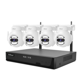 Sistem de supraveghere video 4 camere wireless 5MP SriHome NVS001E-...