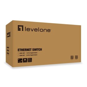 LevelOne GSW-2457 24-Port Gigabit Ethernet Switch, 440 x 220 x 44 mm