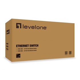 LevelOne FSW-2450 24-Port Fast Ethernet Switch, 440 x 220 x 44 mm