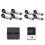 Kit supraveghere video Milesight 8 buc camera MS-C2964-UPD + 1 buc NVR MS-N1008-UPC