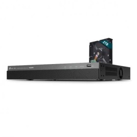 "8 Channel PoE+ Network Video Recorder- Built in 2TB HDD SPEC: H.265+/H.265/H.264+/H.264, Up to 8MP resolution, Decoding capabil