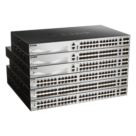 Switch D-Link DGS-3130-54TS/E, 54-Port Gigabit SFP L3 Stackable Managed Switch, 48 x 10/100/1000BASE-T ports, 2 x 10GBASE-T and 