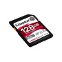 Kingston 128GB Canvas React Plus SDXC UHS-II 300R/260W U3 V90 for Full HD/4K/8K