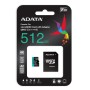 Card de Memorie MicroSDXC Adata 512GB, Adaptor SD, Class 10