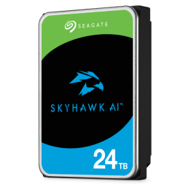 HDD Video Surveillance SEAGATE SkyHawk AI 24TB CMR, 3.5", 512MB, SATA, Rescue Services 3 ani, TBW: 550