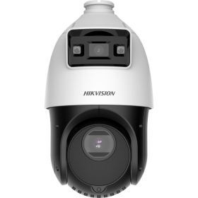 Camera de supraveghere IP Speed Dome 4MP Hikvision DS-2SE4C415MWG-E, lentila fixa bullet: 2.8 mm, lentila varifocala PTZ: 4.8 to