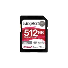 Kingston 512GB SDXC Canvas React Plus SDXC UHS-II 280R/150W U3 V60
