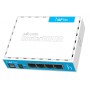Miktrotik Hap Mini access point, RB941-2ND home wireless AP with dualchain 2.4GHz wireless, powered by USB 1* CPU core count CPU