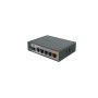 Mikrotik 5-Port Gigabt Ethernet Router, RB760iGS, 5* 10/100/1000Ethernetports, CPU nominal frequency: 880 MHz, 2* CPU core count
