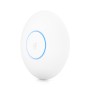 UBIQUITI U6 Long-Range WiFi 6 8 spatial streams 185 m² (2,000 ft²) coverage 350+ connected devices Powered using PoE+ GbE uplink