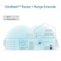 Range Extender TP-LINK RE605X, AX1800, OneMesh™, Dual-Band, WiFi 6