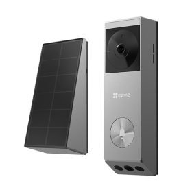 Sonerie video wireless EZVIZ EP3X PRO 1080p, sonerie alimentata cu baterii, comunicare bidirectionala si vedere nocturna, rezist