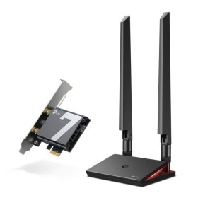 BE9300 Tri-Band Wi-Fi 7 Bluetooth PCI Express Adapter SPEED: 5760 Mbps at 6 GHz + 2880 Mbps at 5 GHz + 688 Mbps at 2.4 GHz SPEC: