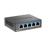 D-LINK DMS-105 UNMANAGED SWITCH 5 PORT, Interfata: 5 x 10/100Mbps/1G/2.5G, Auto MDI/MDIX, CAPACITATE SWITCH: 25gBPS, Packet Forw