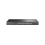 "JetStream™ 24-Port Gigabit L2+ Managed Switch with 4 10GE SFP+ Slots and UPS Power Supply PORT: 24× Gigabit RJ45 Ports, 4× 10G 
