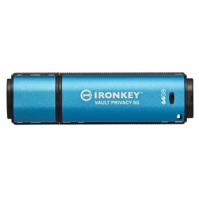 Kingston 64GB IronKey Vault Privacy 50 AES-256 Encrypted, FIPS 197