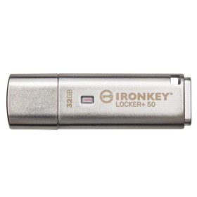 Kingston 32GB IronKey Locker Plus 50 AES Encrypted, USBtoCloud