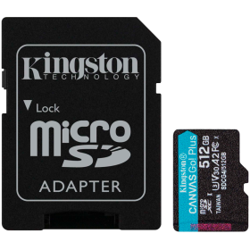 KINGSTON 512GB microSDXC Canvas Go Plus Gen4 200MB/s A2 U3 V30 Card...