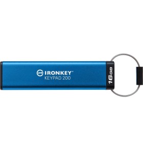 Kingston 16GB IronKey Keypad 200, FIPS 140-3 Lvl 3 (Pending) AES-256 Encrypted