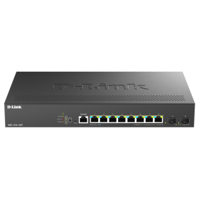 Switch D-Link DMS-1250-10SP , 8 porturi Gigabit, 2 porturi SFP+, Protocol 802.1D STP 802.1s MSTP 802.1w RSTP, rackabil