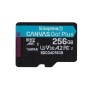 KINGSTON 256GB microSDXC Canvas Go Plus Gen4 200MB/s A2 U3 V30 Card + Adapter