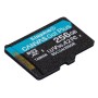 KINGSTON 256GB microSDXC Canvas Go Plus Gen4 200MB/s A2 U3 V30 Card + Adapter