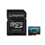 KINGSTON 64GB microSDXC Canvas Go Plus Gen4 200MB/s A2 U3 V30 Card + Adapter